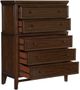 Mazin Furniture Frazier Park Brown Cherry Chest-2