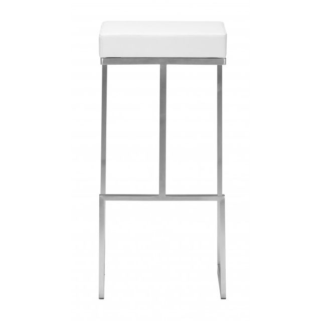 Zuo® Modern Darwen White Counter Stool-2