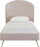 TOV Furniture Vivi Blush Velvet Twin Bed-2