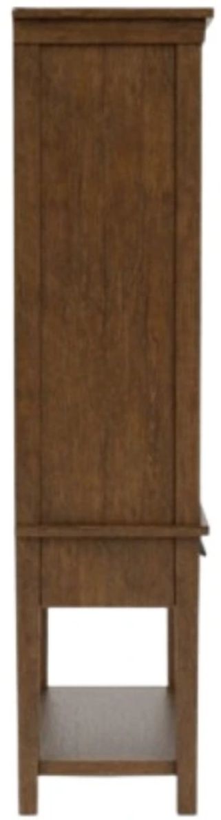 Riverside Furniture Calhoun Whiskey Oak Bookcase-3
