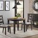 Intercon Beacon Charcoal/Walnut Round Drop Leaf-1
