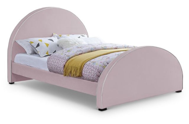 Meridian Furniture Brody Pink Full Bed-0