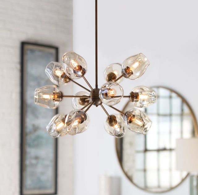 Uttermost® Chet Antique Brass Chandelier-1