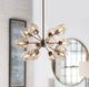 Uttermost® Chet Antique Brass Chandelier-1