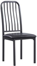 Mazin Furniture Tripp 5 Piece Black/Gray Dining Set-2