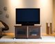 Salamander Designs® Synergy Model 221 AV Cabinet-Dark Walnut/Aluminum-1