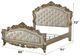 ACME Furniture Gorsedd Golden Ivory/White Eastern King Upholstered Panel Bed-1