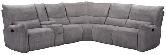 New Classic® Home Furnishings Remsen 3-Piece Latte Curved Manual Reclining Sectional-0