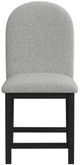 Elements International Portland Black/Gray Counter Stool-3