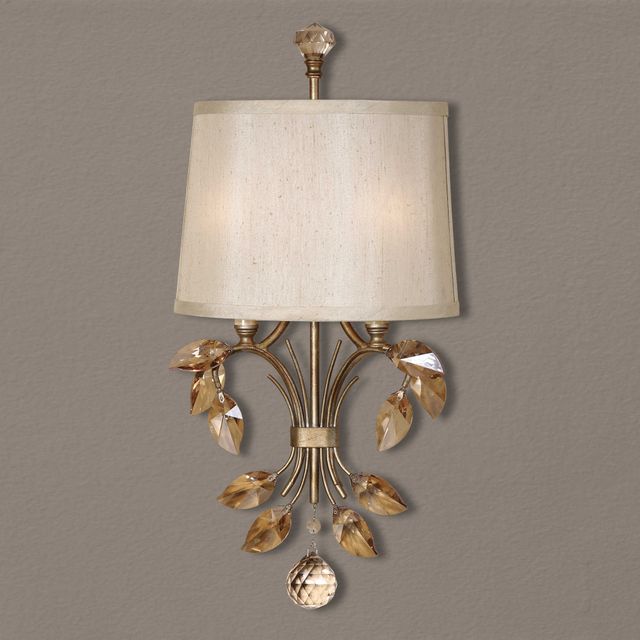 Uttermost® Alenya Gold Wall Sconce Light-1