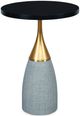 Century® Curate Black Cass Spot Table with French Gray Base-0