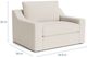 Bassett® Furniture Customizable Blake Slope Arm Chair and a Half-4
