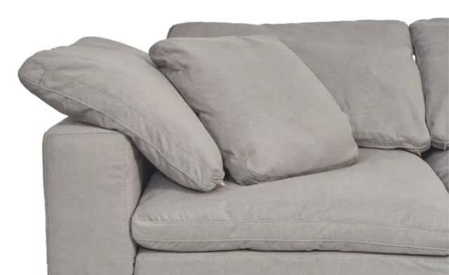 Moe's Home Collection Clay 3-Piece Light Grey Modular Sectional Sofa-2
