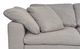 Moe's Home Collection Clay 3-Piece Light Grey Modular Sectional Sofa-2