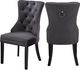 Meridian Furniture Nikki Gray Velvet Dining Chair-4