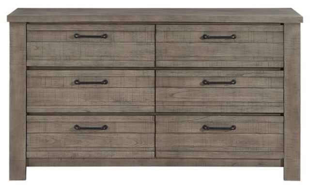 Mazin Furniture Longview Gray Dresser-1