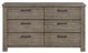Mazin Furniture Longview Gray Dresser-1