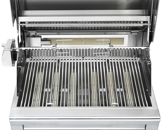 LYNX® Professional 2-Burner Glacier Built-In Liquid Propane Grill with Rotisserie-2