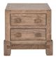 International Furniture Direct Atenas Natural Brown Nightstand-1
