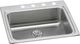 Elkay Lustertone® Classic Lustrous Satin 25" x 22" x 6-1/2" 5-Hole Single Bowl Drop-In ADA Sink with Perfect Drain®-0