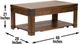 Steve Silver Co. Arusha Medium Cherry Lift Top Cocktail Table with Casters-1