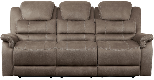 Homelegance Shola Manual Double Reclining Sofa-1