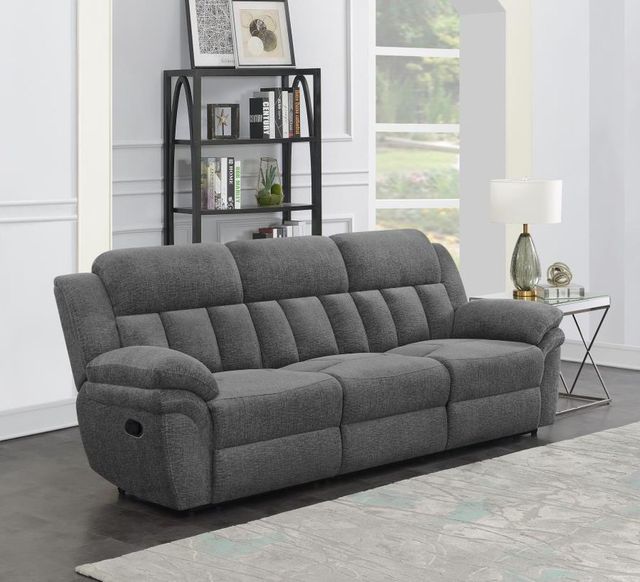 Coaster® Bahrain Charcoal Motion Sofa-0