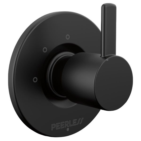  Peerless Precept® Matte Black 3-Setting Diverter Trim-0