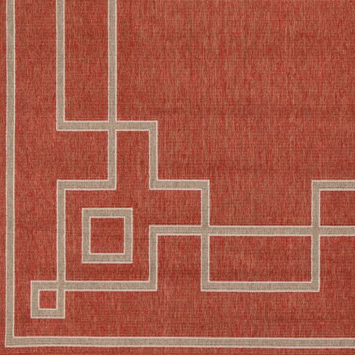 Surya Alfresco Brick Red 5'x8' Area Rug-1
