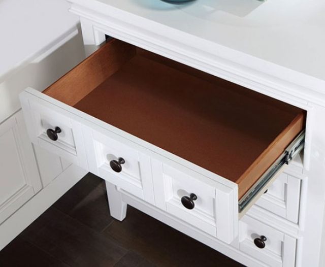 Furniture of America® Castile White Nightstand-2