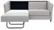 Luonto® Furniture Erika White Queen Size Loveseat Sleeper-2
