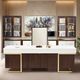 Michael Amini® Belmont Place Espresso Desk-1