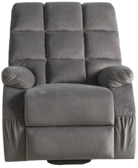 ACME Furniture Ipompea Gray Power Recliner with Power Lift and Massage-3