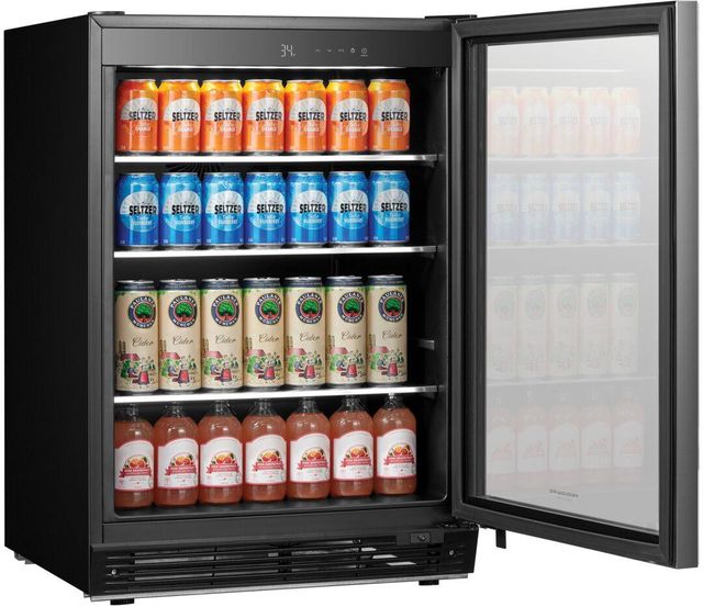  Frigidaire® Gallery 24" 5.4 Cu. Ft. Stainless Steel 185 Can Beverage Center-1