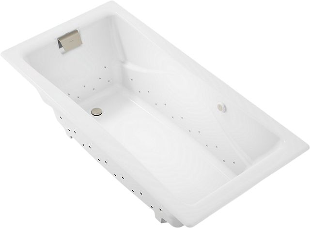 KOHLER® Tea-for-Two® White 71" x 36" Heated Bubble Massage™ Air Bath-0