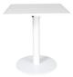 CabanaCoast® Customizable Origin Aluminum 32'' Outdoor Square Pedestal Dining Table-1