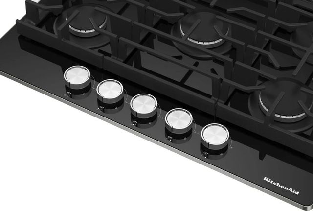 KitchenAid® 30" Black Gas Cooktop-3