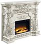 ACME Furniture Adara Antique White Fireplace-0
