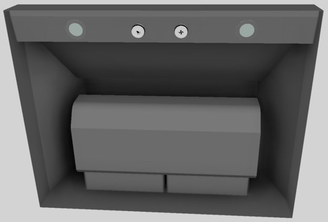 Vent-A-Hood® 30" Gunsmoke Wall Mounted Liner Insert-2