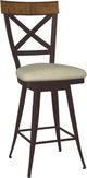Amisco Customizable Kyle Upholstered Swivel Counter Stool-0