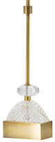 A & B Home Clear/Gold Buffet Lamp-1