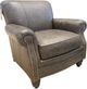 Smith Brothers 383 Leather Blue Accent Chair-0