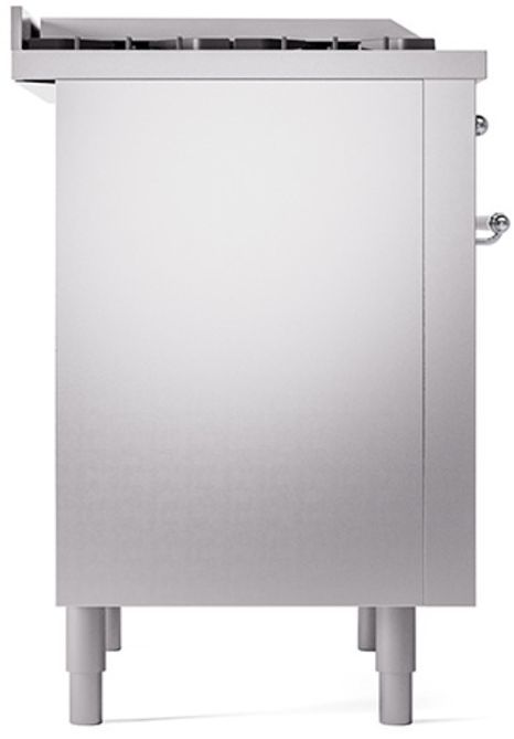 Ilve® Nostalgie II Series 36" Stainless Steel Pro Style Dual Fuel Range-3