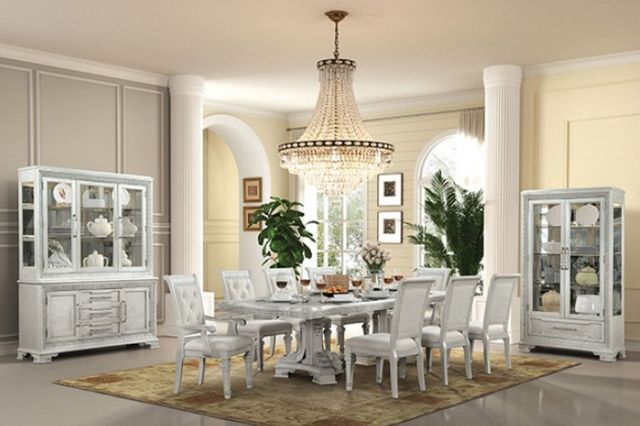 Furniture of America® Stella Mia Ivory Dining Table-7