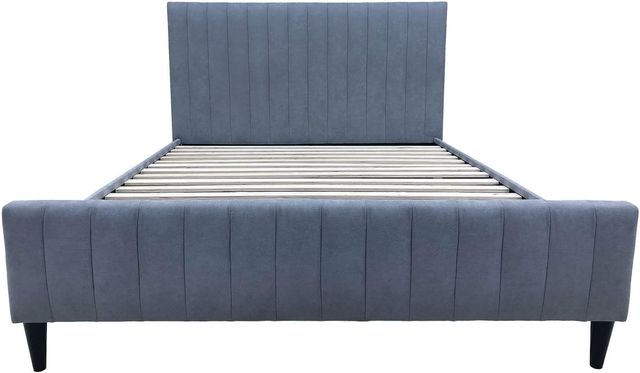 Fashion Bed Group® Cora Gray King Panel Bed-1