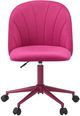 Linon Abigail Hot Pink Desk Chair-2