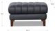 Hydeline® Ennis Gunmetal Gray Ottoman-1