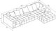 Coaster® Amara 3-Piece Ivory L-Shaped Sectional Sofa-2