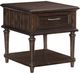 Homelegance® Cardano Driftwood Charcoal End Table-0