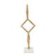 A & B Home Gold Diamond Sculpture-1
